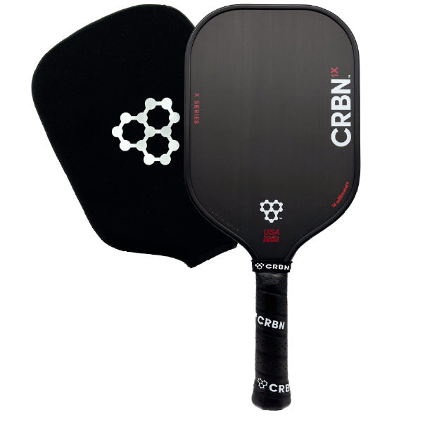 CRBN 1X Power Series 14mm elongated pickleball paddle with neoprene cover