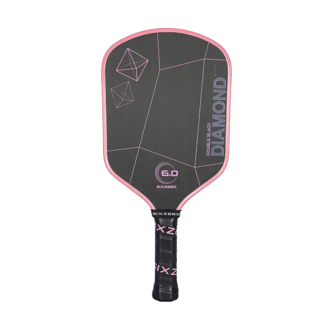 Six Zero Double Black Diamond Control, Cherry Blossom Pink with pink edge guard