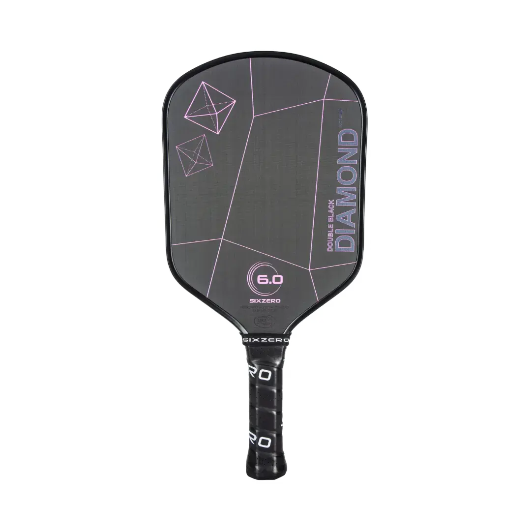 Six Zero Double Black Diamond Control, Cherry Blossom Pink with black edge guard
