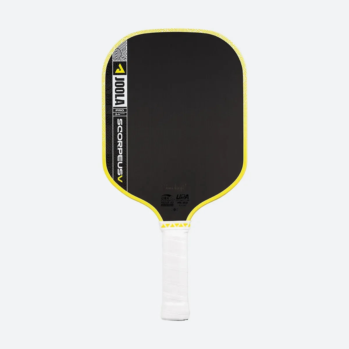JOOLA Scorpeus Pro V 14mm pickleball paddle, Anna Bright, side view