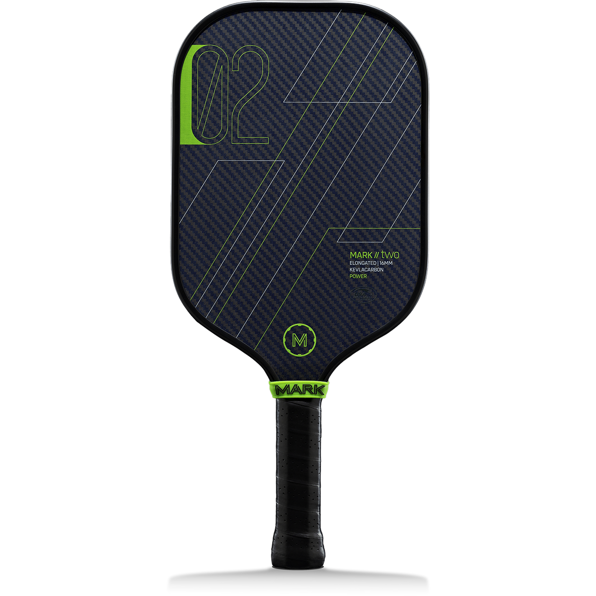 MARK Two 16mm pickleball paddle, front view