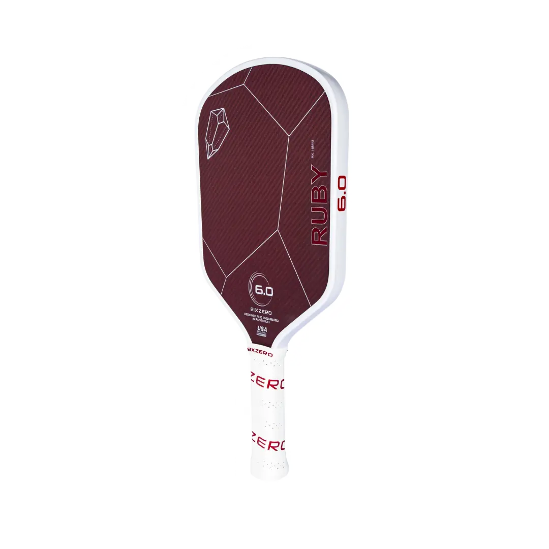Six Zero Ruby pickleball paddle, alternate view