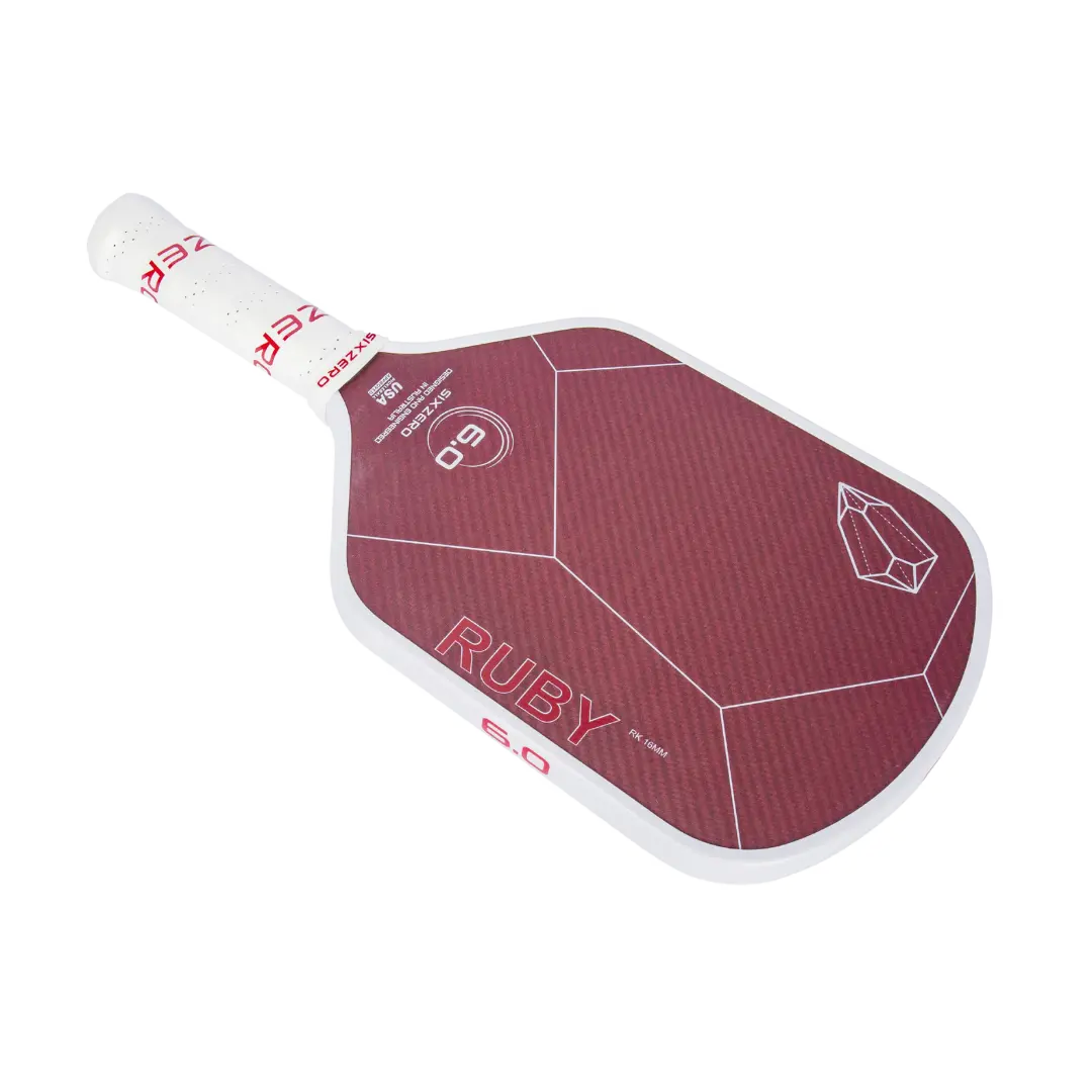 Six Zero Ruby pickleball paddle, detail