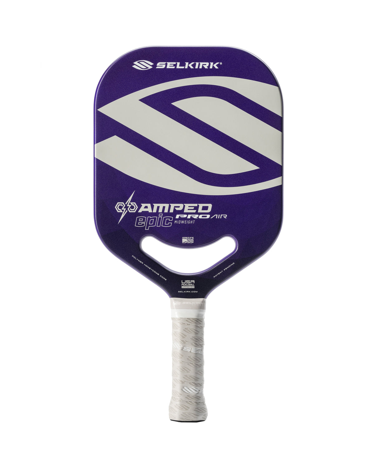 Selkirk AMPED Pro Air Epic 16mm pickleball paddle, Purple
