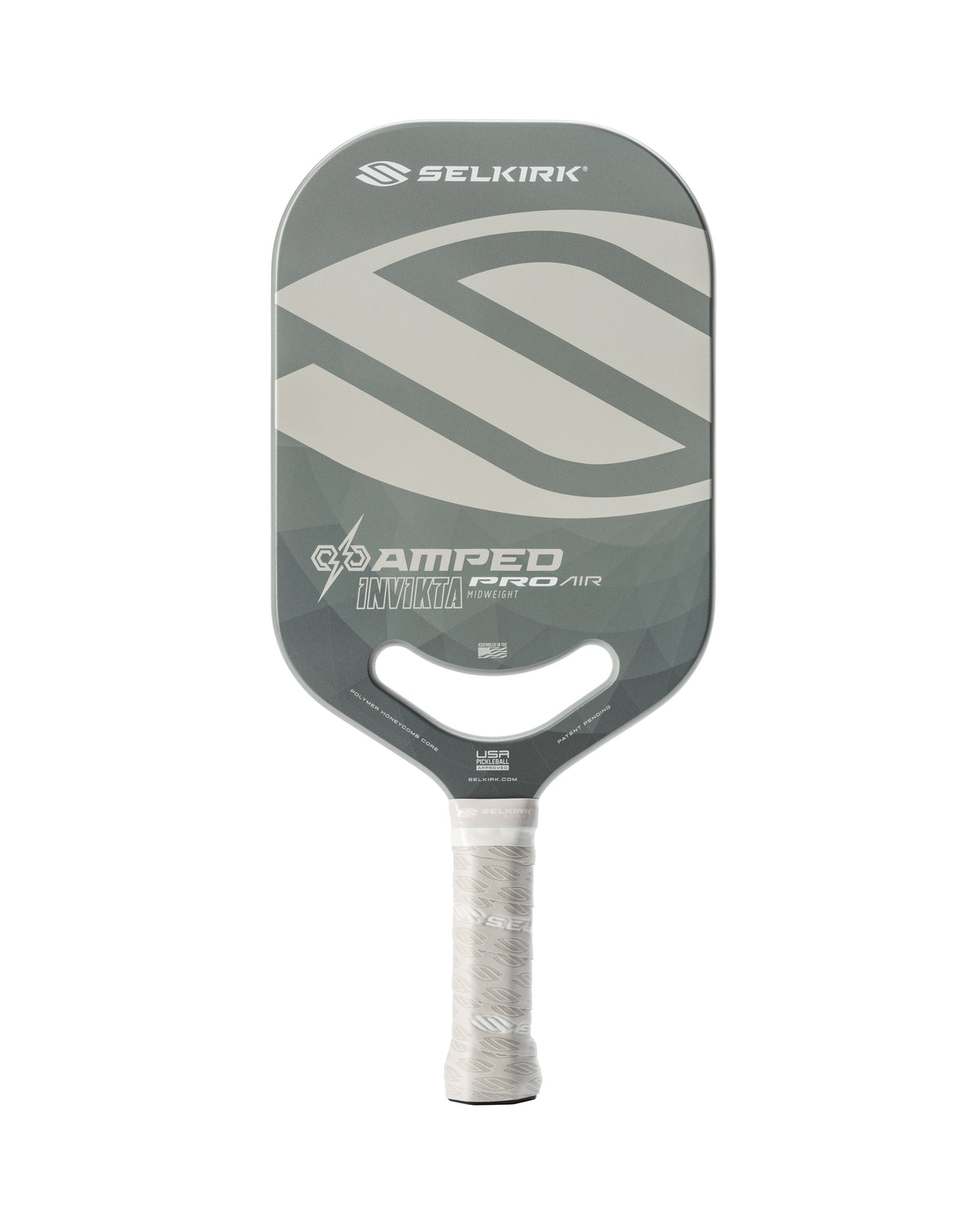 Selkirk AMPED Pro Air Invikta 16mm pickleball paddle, Gray