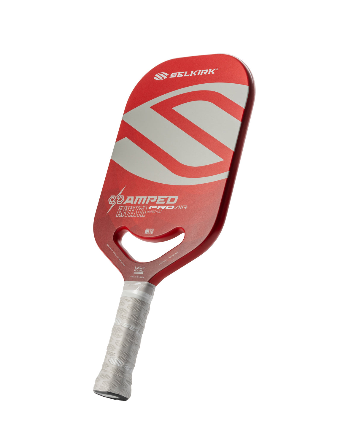 Selkirk AMPED Pro Air Invikta, Red, textured grip