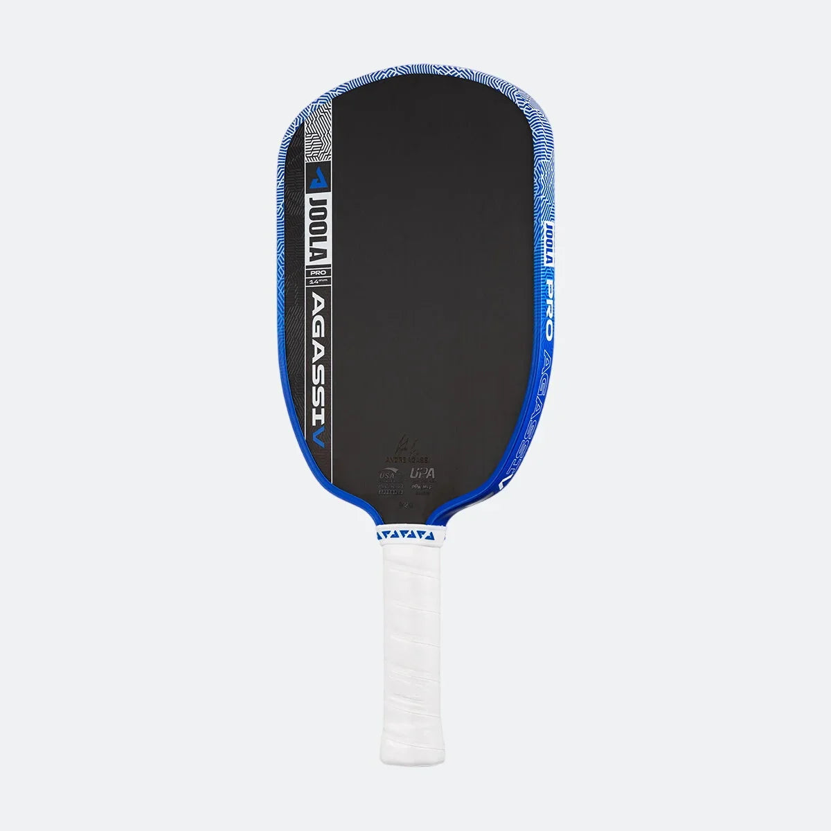 JOOLA Agassi Pro V 14mm pickleball paddle, back view