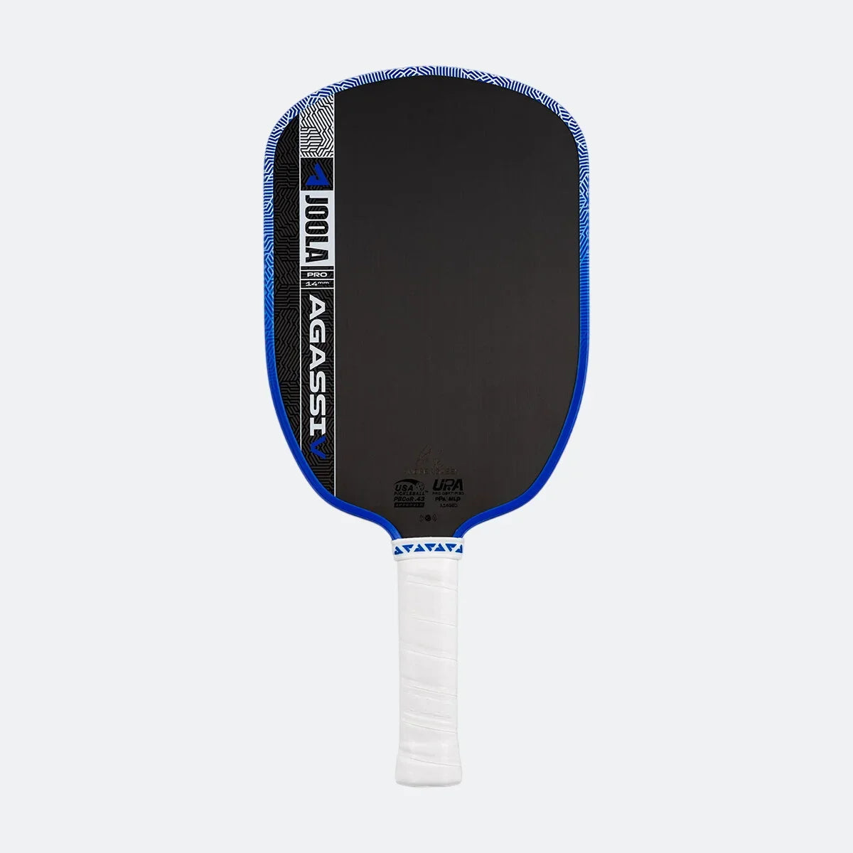 JOOLA Agassi Pro V 14mm pickleball paddle, detail view