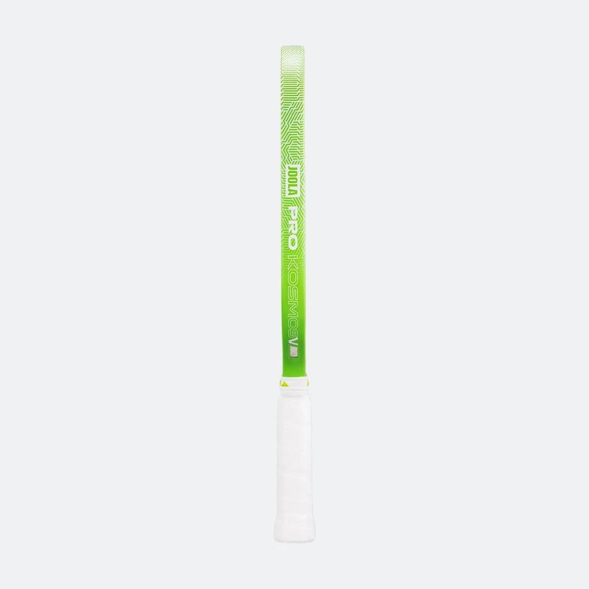 JOOLA Kosmos Pro V 16mm, green edge guard and white handle detail