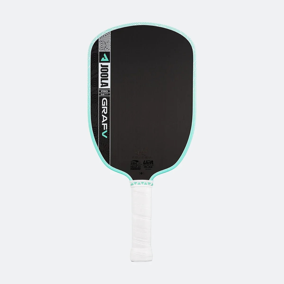 JOOLA Graf Pro V 16mm pickleball paddle, side view